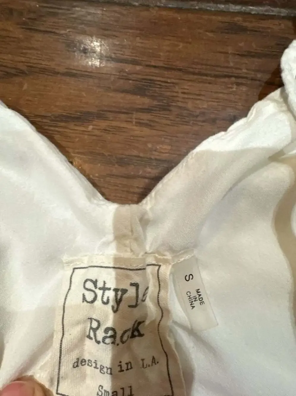 Style Rack Button Front Cami Top Small - Picture 2 of 5